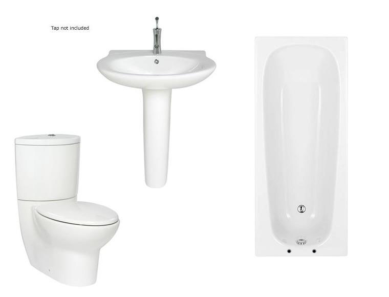 Suite Package B-s (basin wc steel bath)