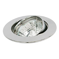 Adjustable MR16 Polished Chrome Low Voltage Downlight