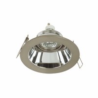 Fixed GZ/GU10 Satin Nickel Mains Voltage Downlight