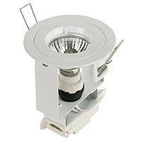 Fixed GZ/GU10 White Mains Voltage Downlight