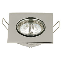 LV Halogen Square Adjustable Downlight Chrome