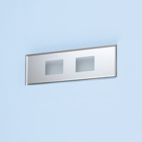 Mirrored Double Bathroom Wall Light 20W