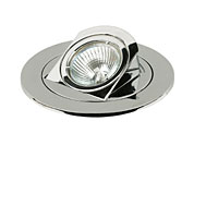 Wallwasher Adjustable MR16 Polished Chrome Low Voltage Downlight