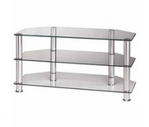 11723 TV Stand - clear glass for LCD televisions Up to 42