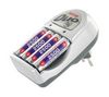 Plug-in Battery Charger AA/AAA Set 4x AA 2500 mAh