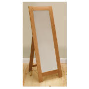 Floor standing Mirror, Oak