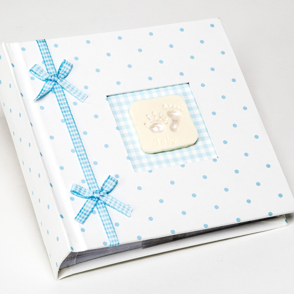 and Footprint Baby Boy Photo Album