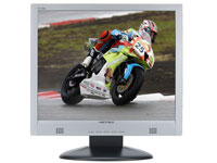 HC196D 19INCH HARD GLASS TFT DISPLAY - SILVER/BLACK