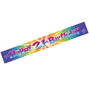 21st Birthday Banner