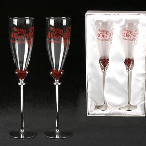 40th Anniversary Silver Stem Flutes