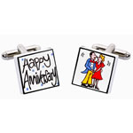 Happy Anniversary Cufflinks