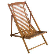 Hardwood Deckchair FSC, Wooden Slat