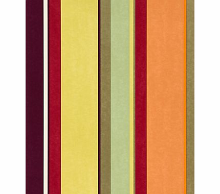 Bella Stripe Wallpaper, Dark Multi,