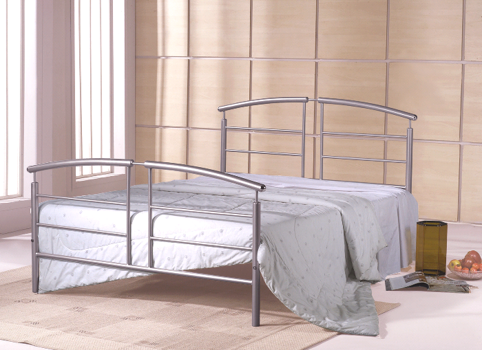 Curve 3ft Single Metal Bedstead