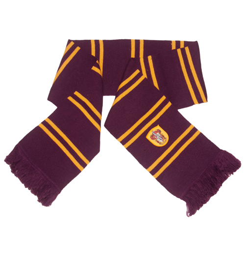 Potter Magenta And Gold Gryffindor Scarf