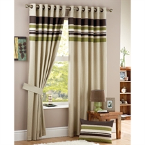 Harvard Curtains Green 117cm/46x229cm/90