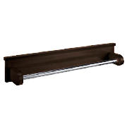 Towel Rail, Dark Wood