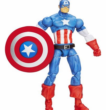 MARVEL UNIVERSE SERIES 5 CAPTAIN AMERICA 3.75`` ACTION FIGURE