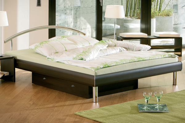 Softline Ferrara Wenge Bed Frame with Soko