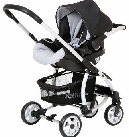  Malibu All-in-One Travel System (Caviar/Silver)