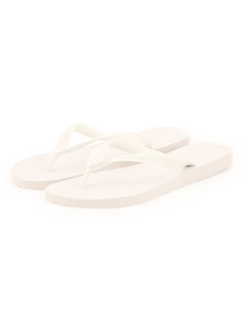 White Top Flip Flops