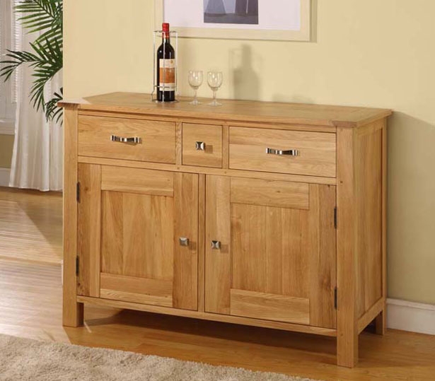 Oak Dresser Base/Sideboard - Blonde