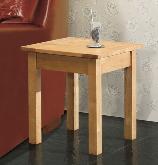 Oak Side Table - Blonde