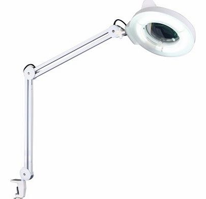 Desk Fluor Magnifier Lamp Light 5x Skincare Beauty Nail Manicure Tattoo Salon CE