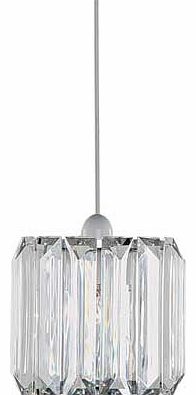 Natalie Drum Acrylic Shade - Clear