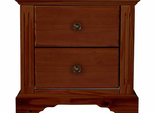 Warwick 2 Drawer Bedside Chest -