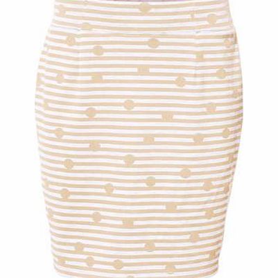 Heine Stretch Jersey Polka-Dot Skirt