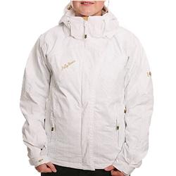 Ladies Sunflake Snow Jacket - White