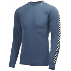 Mens Strip Crew Lifa - Arctic Blue