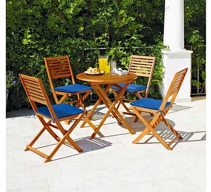 4 Seater Patio Furniture Set - Brown