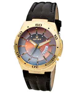 Gold Plated Gents Quartz Watch