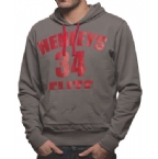 Mens Elite Hoody Charcoal/Red