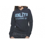 Womens Cherry Drop Hoody Navy/Sky