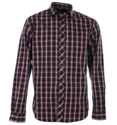 Canford Navy Check Shirt