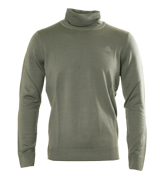 Gun Metal Grey Roll Neck Sweater