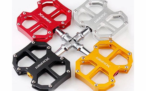 9/16`` Pedals Various Color Alloy BMX MTB Bike Cycling Flat Platform Pedals Silver