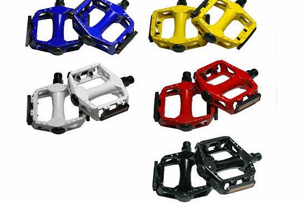 TOP-MAX 9/16`` Alloy Cycling Flat-Platform Pedals MTB BMX Bicycle Blue