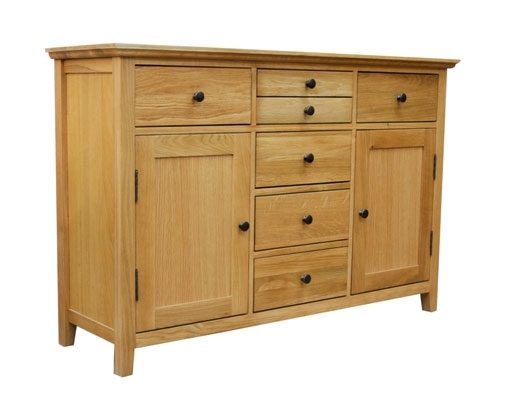 Rustic Oak 135cm Sideboard