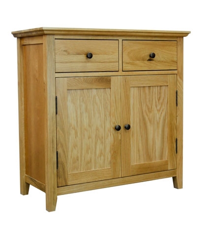 Rustic Oak 90cm Sideboard