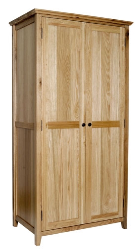 Rustic Oak Full Hanging Wardrobe