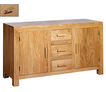 Heritage Furniture UK Ltd Laguna Oak 3 Door Sideboard