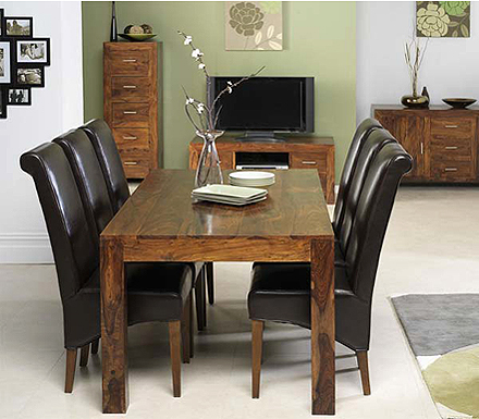 Laguna Sheesham 6 Seater Dining Set