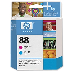 HP No 88 Printhead Magenta&Cyan C9382A