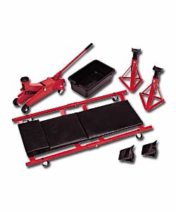 2 Tonne Trolley Jack Combo Kit