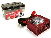 480 WATT 18db Silent TYPE-R 24Pin Ready PSU ATX In Red