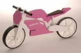 Kiddimoto My First Training Superbike in Pink/White